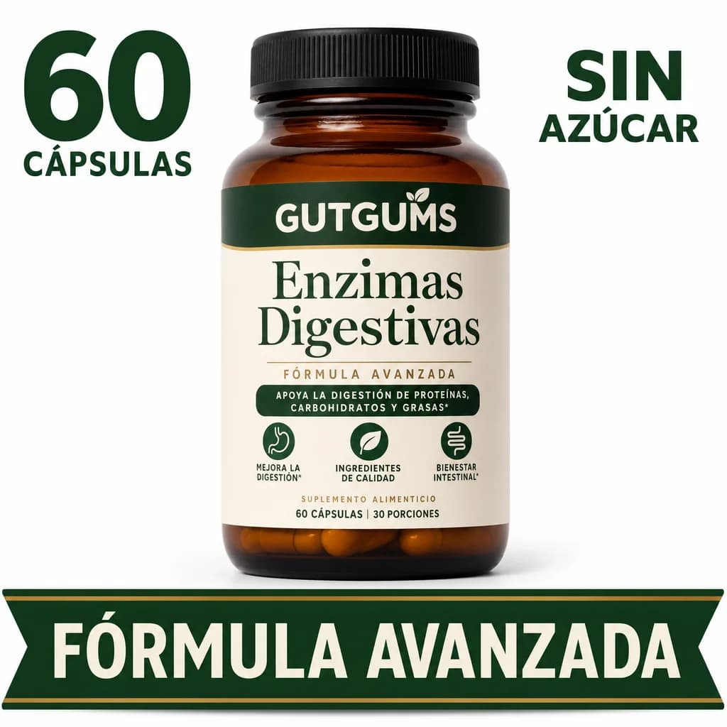 Enzimas Digestivas + Prebióticos y Probióticos