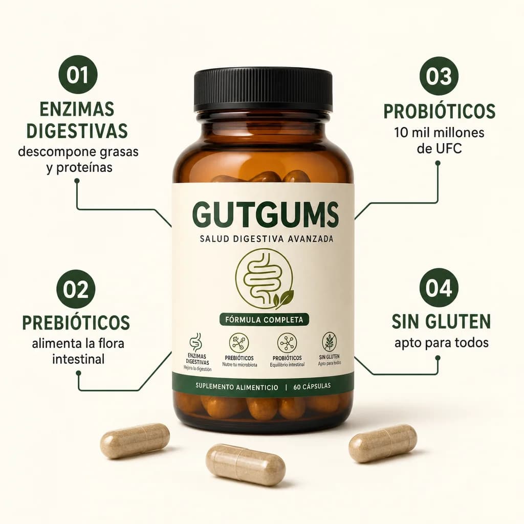 Enzimas Digestivas + Prebióticos y Probióticos 2