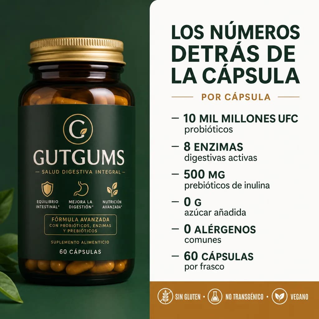 Enzimas Digestivas + Prebióticos y Probióticos 6