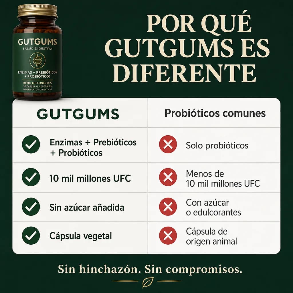 Enzimas Digestivas + Prebióticos y Probióticos 4